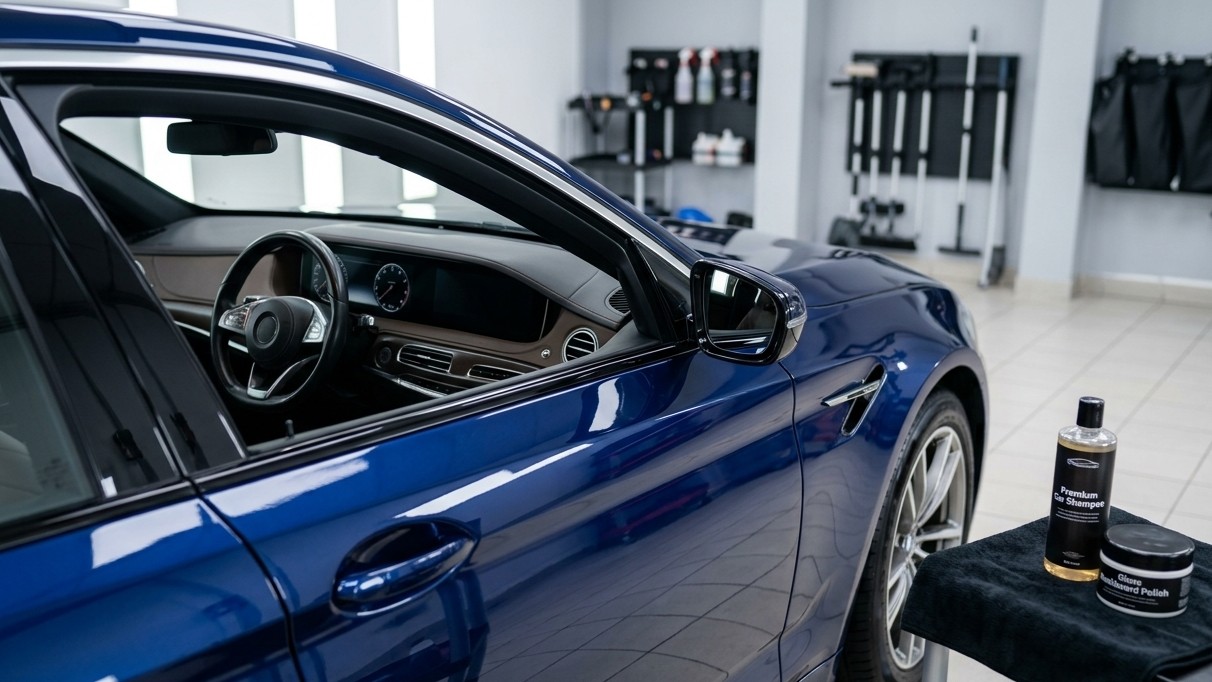 Car Shampoo + Oil + Polish